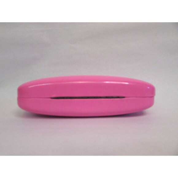 Betsey Johnson Eyeglass Clamshell Hardshell Hot Pink Case Black Interior - Picture 7 of 7
